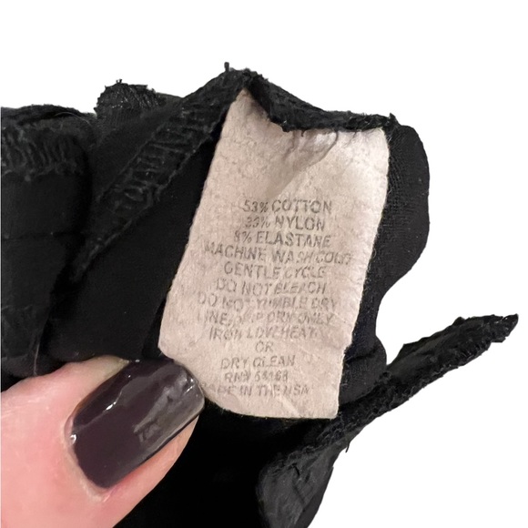 Elliot Lauren Black Pants Size 12 Lots of Stretch - Picture 5 of 5